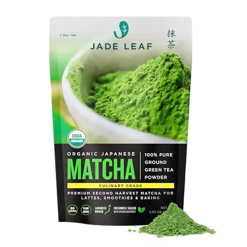 Jade Leaf Matcha Organic Culinary Grade Matcha Green Tea Powder