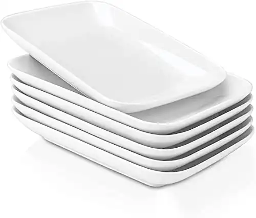 DELLING 8 Inch Rectangular Appetizer Plates