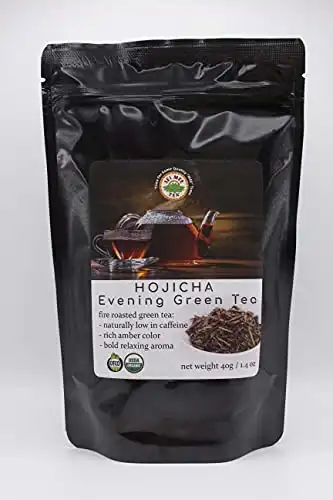 Organic Authentic Hojicha Loose Leaf Tea from Japan