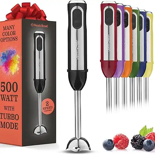 Peach Street Powerful Immersion Blender