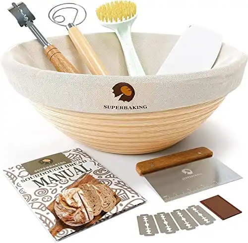 Superbaking Banneton Bread Proofing Basket