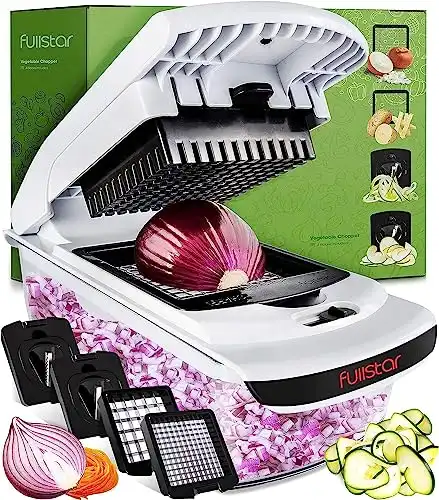 MAIPOR 13-in-1 Vegetable Chopper with 8 Blades - Pro Onion Chopper and  Food Sli