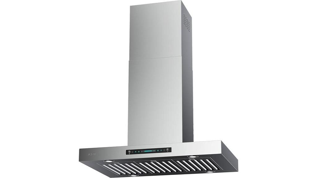 IKTCH Upgrated 36"Island Mount Range Hood