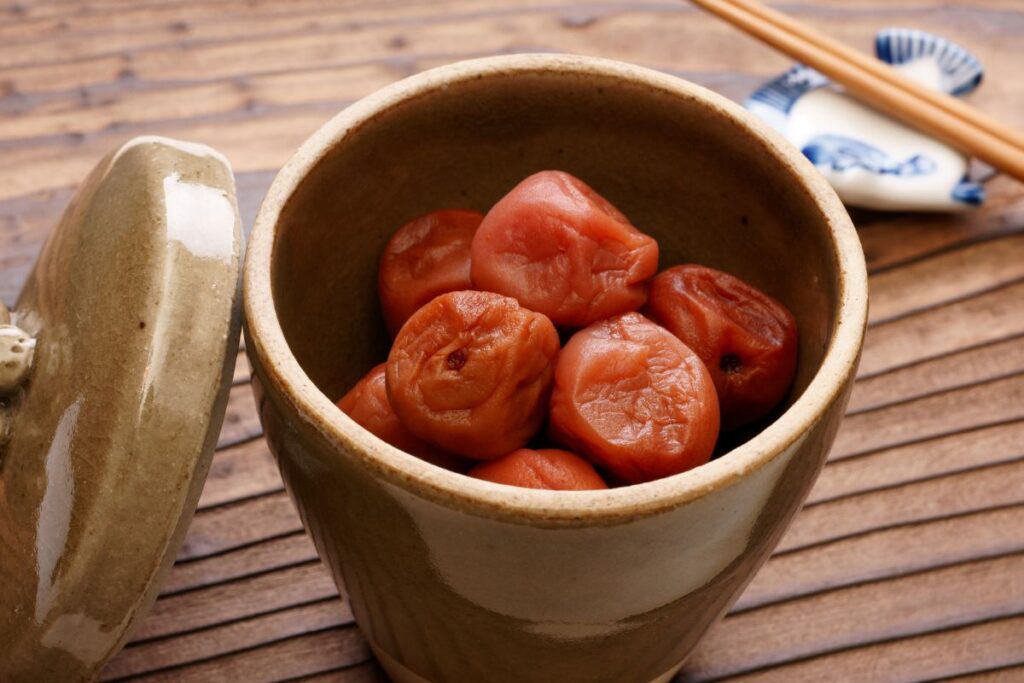 umeboshi in a jar