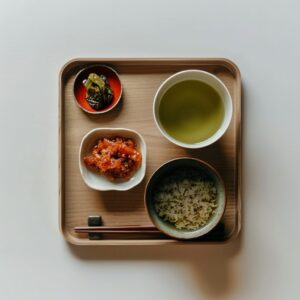 Ginger Umeboshi Takikomigohan meal set