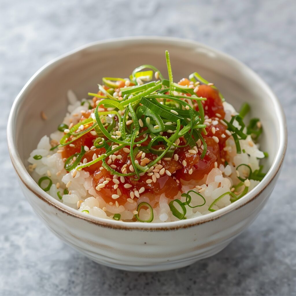 Ginger Umeboshi Takikomigohan in a bowl