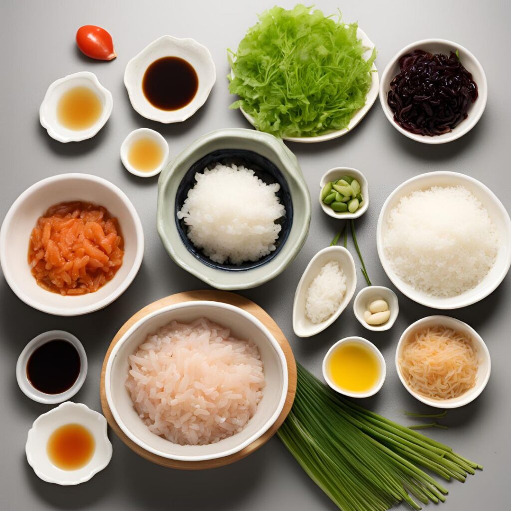 Kinoko Takikomigohan ingredients