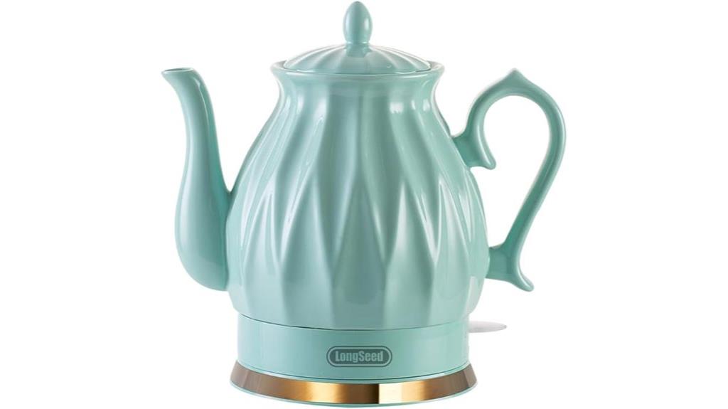 ceramic kettle with auto shut off