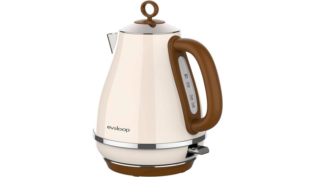 electric kettle with safety features