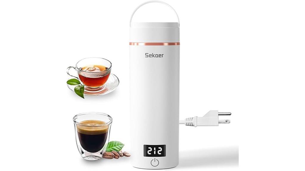 portable electric travel kettle