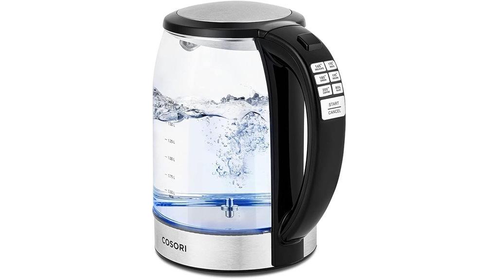 temperature control electric kettle