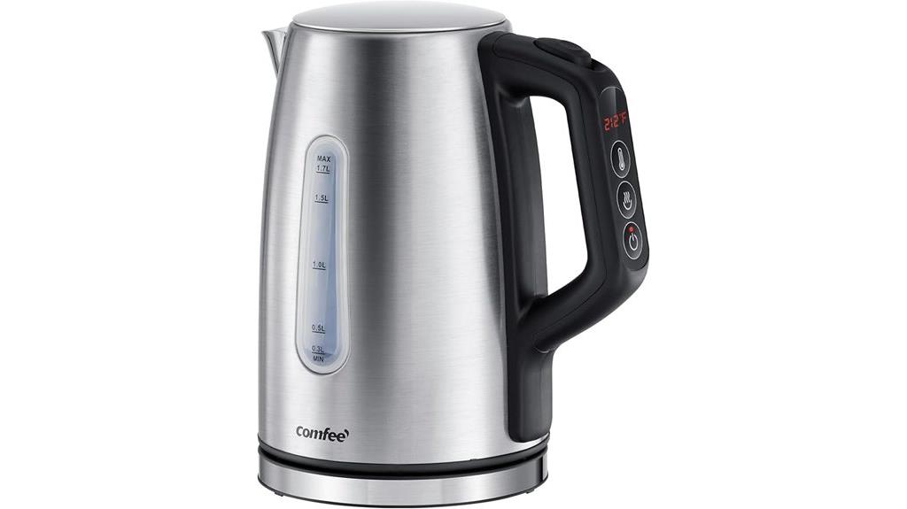 temperature controlled electric kettle