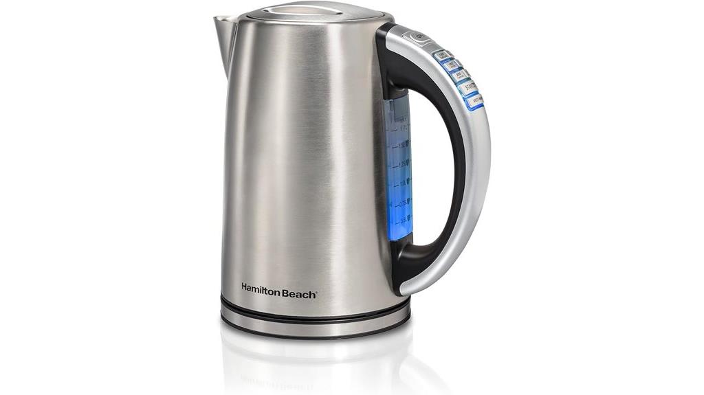 temperature controlled electric kettle